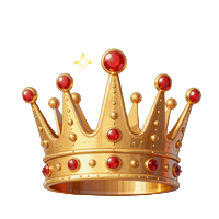 Goldene K&ouml;nigskrone als Symbol f&uuml;r royales VIP-Erlebnis